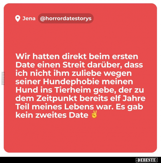 Wir hatten direkt beim ersten Date einen Streit darüber.. - Lustige Bilder | DEBESTE.de