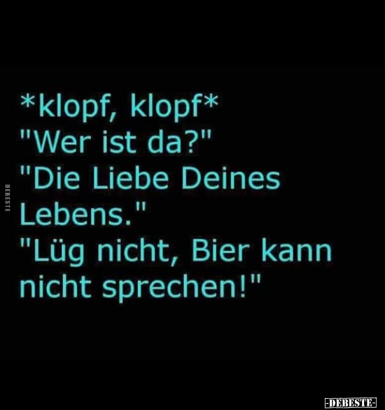 *klopf, klopf* "Wer ist da?".. - Lustige Bilder | DEBESTE.de