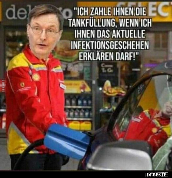 "Ich zahle Ihnen die Tankfüllung, wenn ich Ihnen das.." - Lustige Bilder | DEBESTE.de
