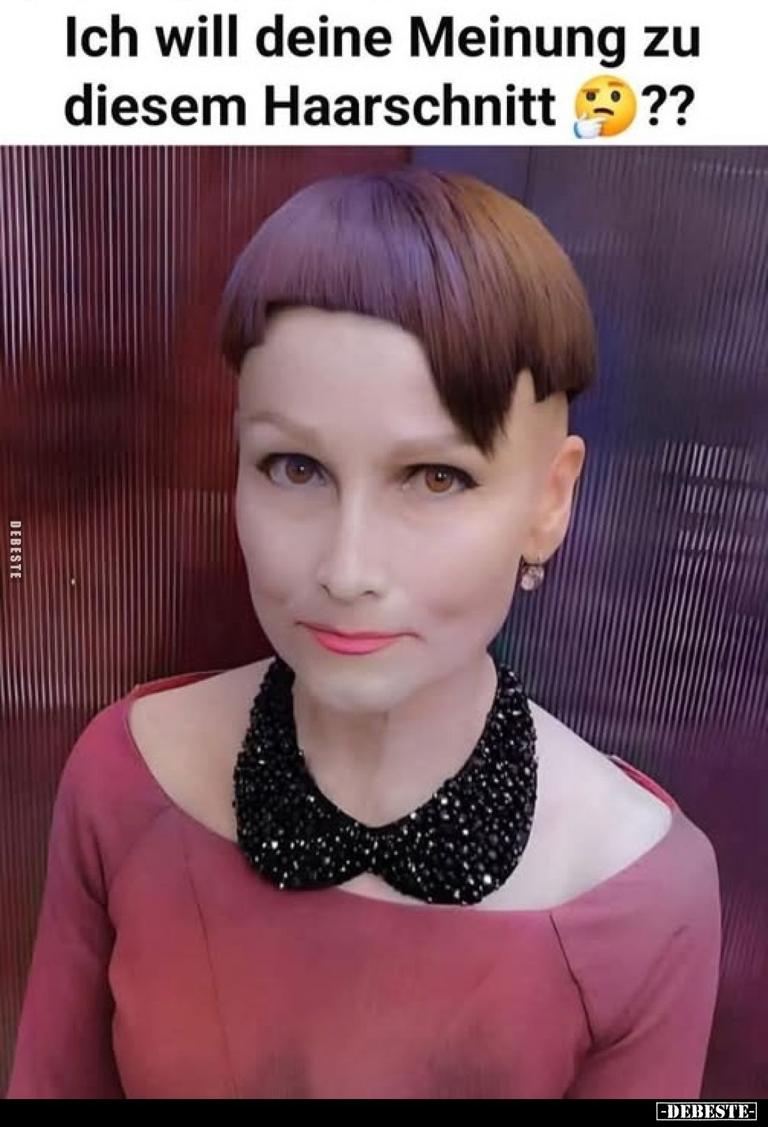 Ich will deine Meinung zu diesem Haarschnitt??