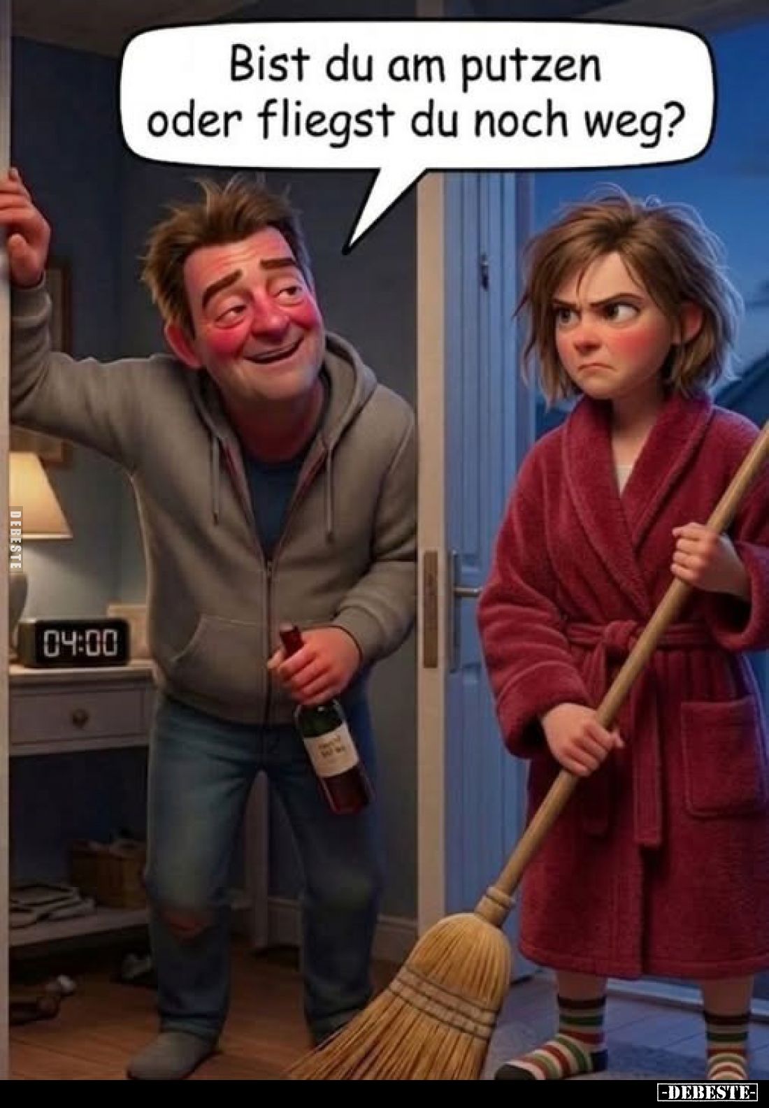 Bist du am putzen oder fliegst du noch weg?.. - Lustige Bilder | DEBESTE.de
