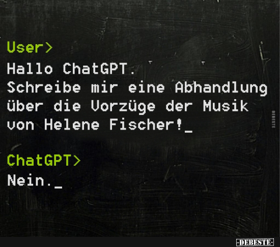 ChatGPT - Lustige Bilder | DEBESTE.de