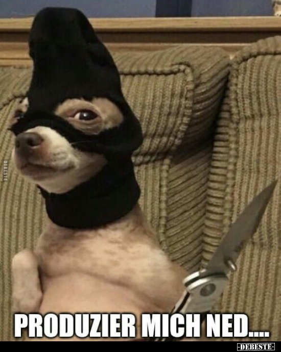 Produzier mich ned...
