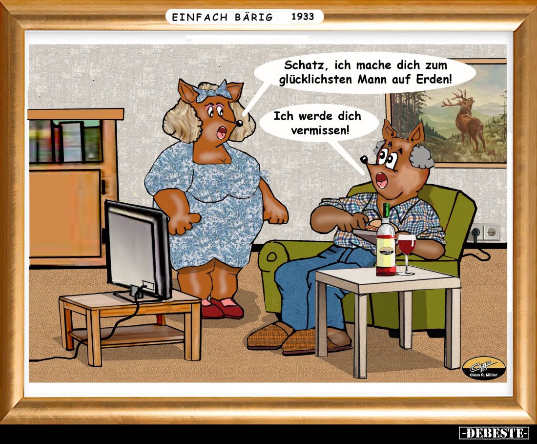 Schatz, ich mache dich zum glücklichsten Mann... - Lustige Bilder | DEBESTE.de