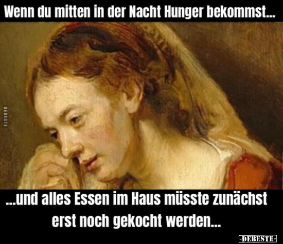 Wenn du mitten in der Nacht Hunger bekommst... - Lustige Bilder | DEBESTE.de