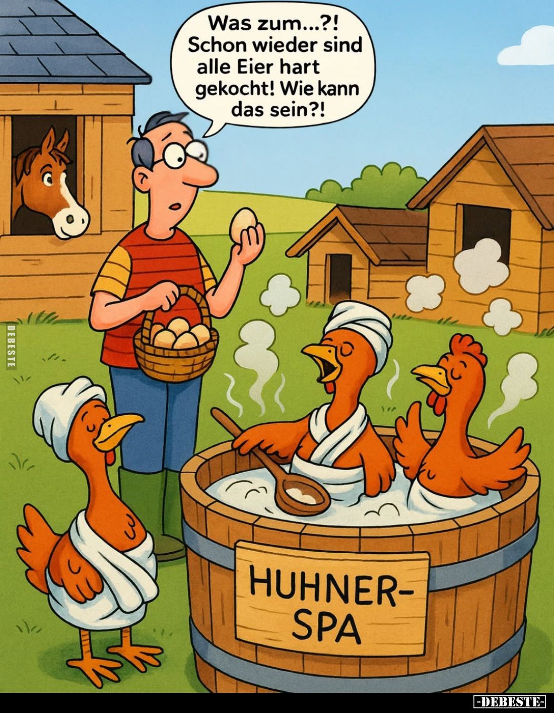 Was zum...?! Schon wieder sind alle Eier hart gekocht! Wie kann das sein?!