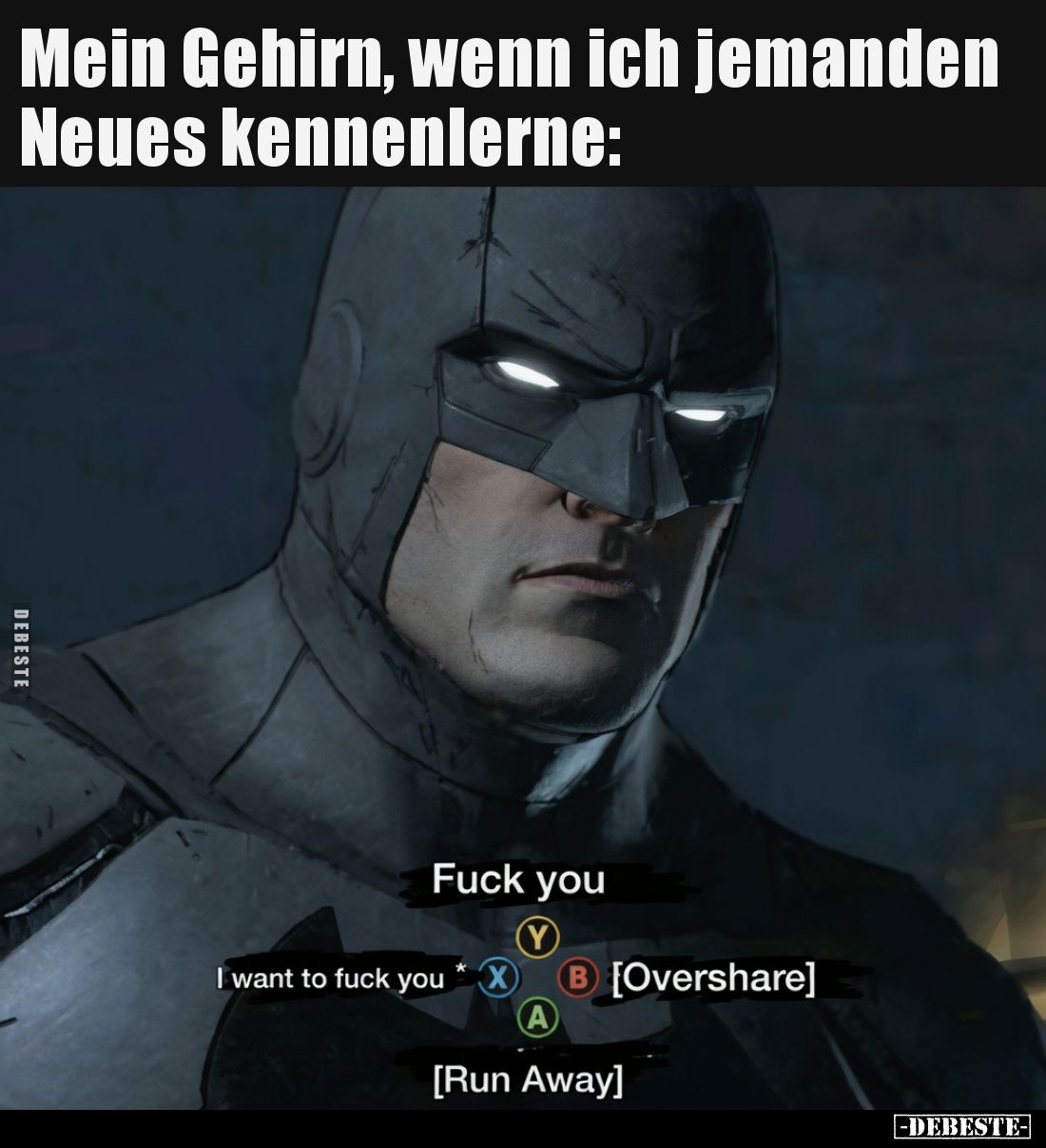 Mein Gehirn, wenn ich jemanden Neues kennenlerne: