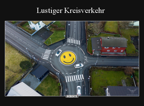 Lustiger Kreisverkehr.. - Lustige Bilder | DEBESTE.de