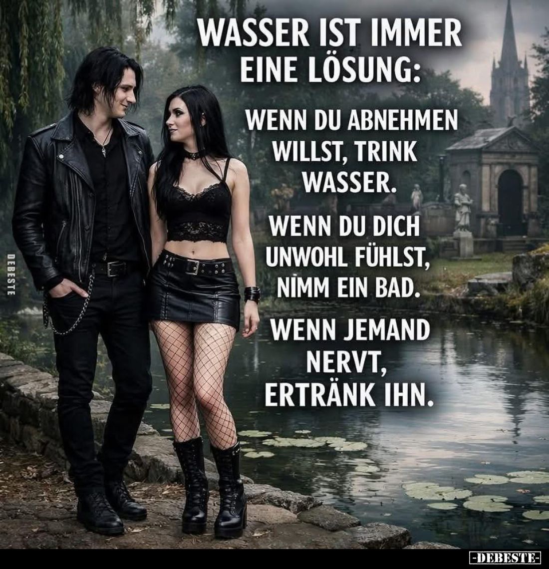 Wasser ist immer eine Lösung... - Lustige Bilder | DEBESTE.de