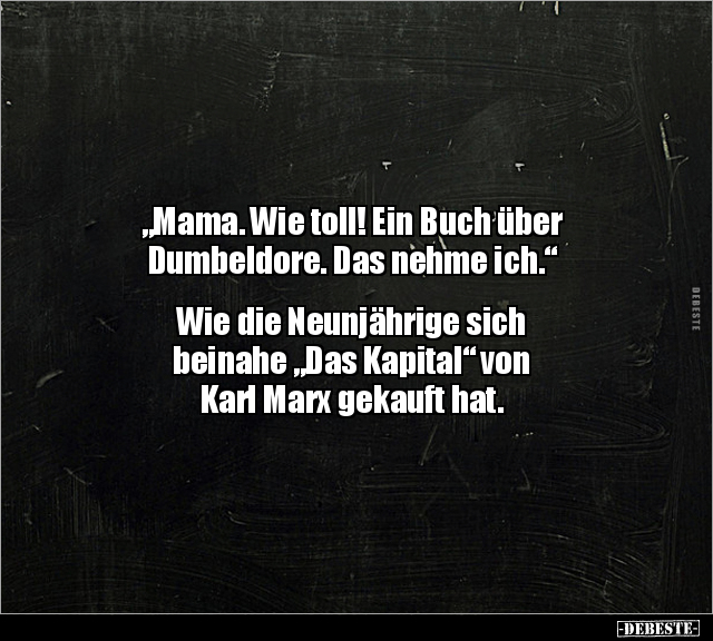 "Mama. Wie toll! Ein Buch über Dumbeldore..." - Lustige Bilder | DEBESTE.de