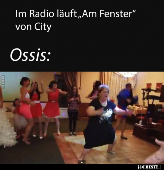 Im Radio läuft "Am Fenster" von City.. - Lustige Bilder | DEBESTE.de