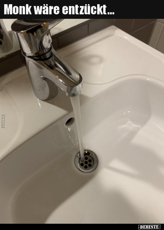 Monk wäre entzückt...
