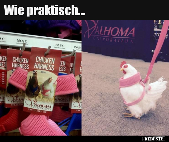 Wie praktisch...