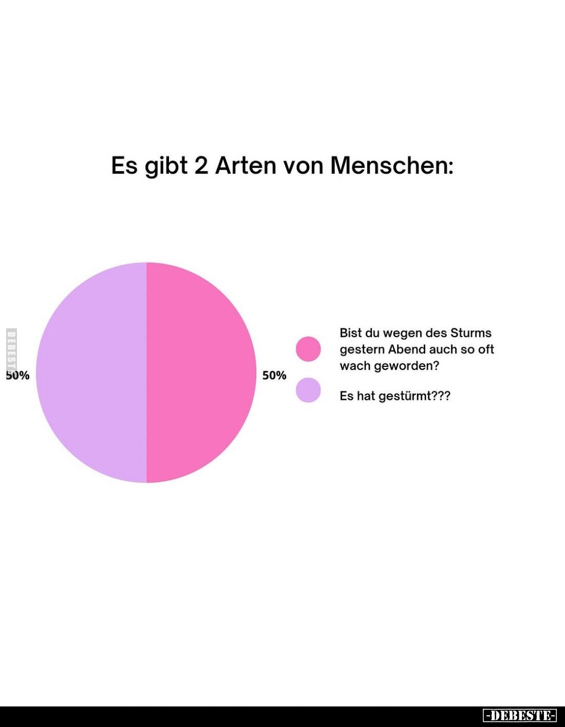 Es gibt 2 Arten von Menschen: