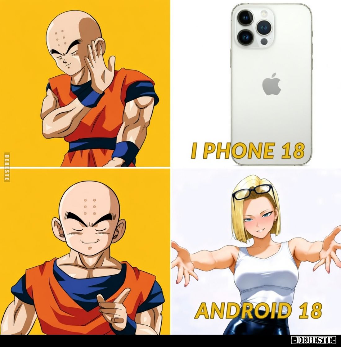 iPhone 18 - Android 18