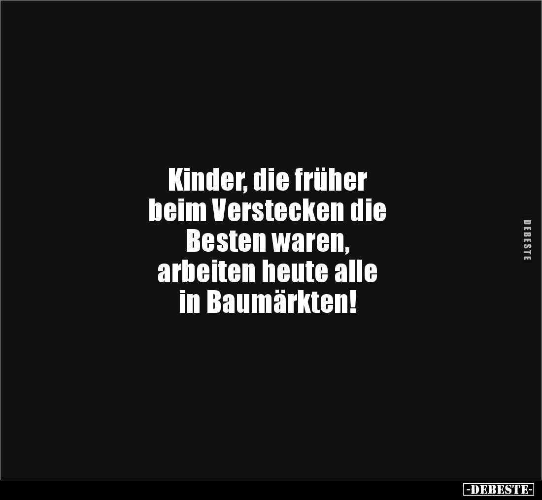 Kinder, die früher beim Verstecken die Besten waren.. - Lustige Bilder | DEBESTE.de