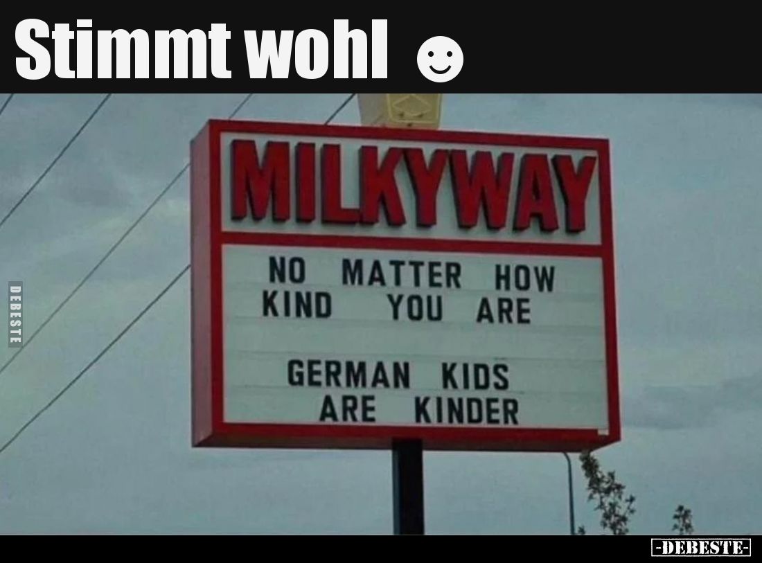 Stimmt wohl.