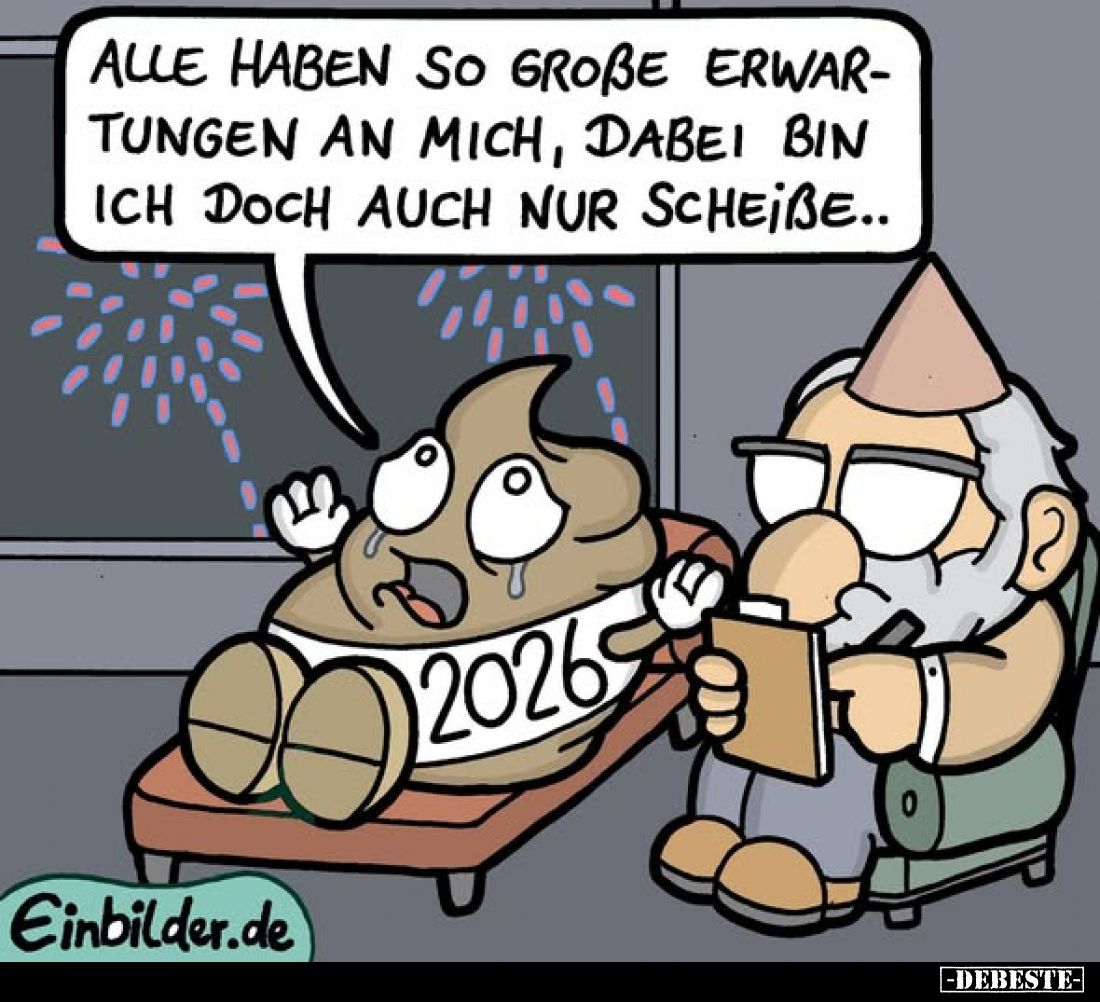 Alle haben so große Erwartungen an mich, dabei bin ich doch auch nur Scheiße..