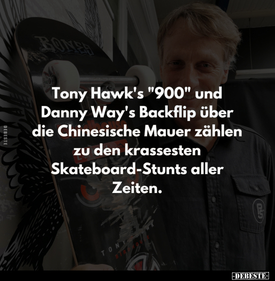 Tony Hawk's "900" und Danny Way's Backflip.. - Lustige Bilder | DEBESTE.de