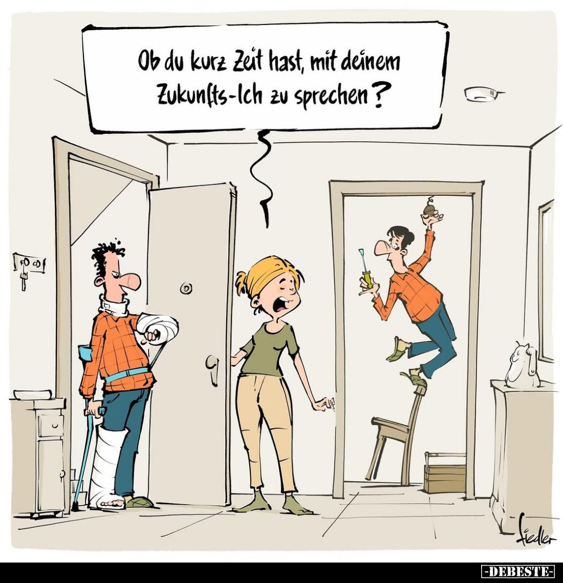 Ob du kurz Zeit hast, mit deinem Zukunfts-Ich zu sprechen?