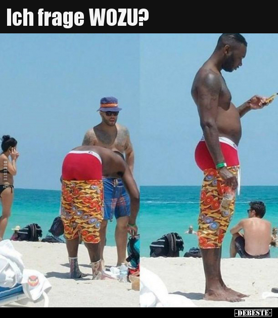 Ich frage WOZU?..