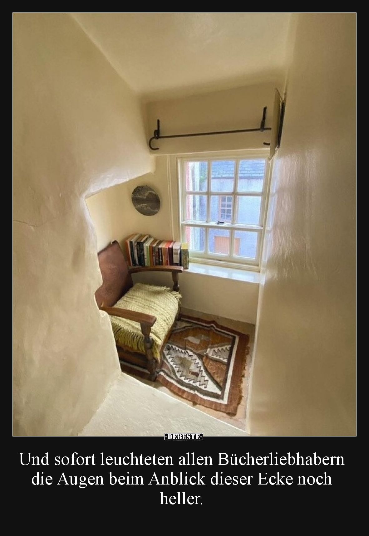 Und sofort leuchteten allen Bücherliebhabern die Augen.. - Lustige Bilder | DEBESTE.de