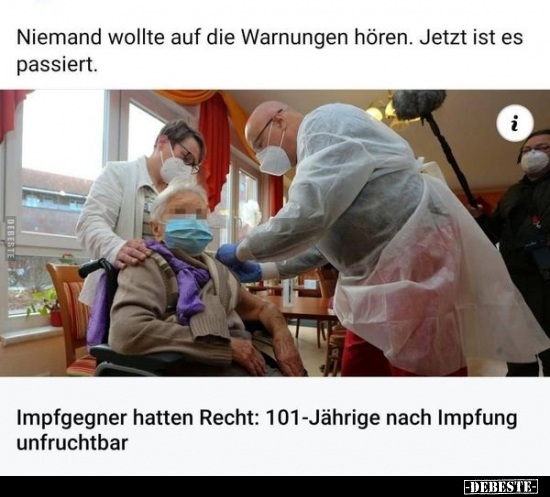Niemand wollte auf die Warnungen hören... - Lustige Bilder | DEBESTE.de