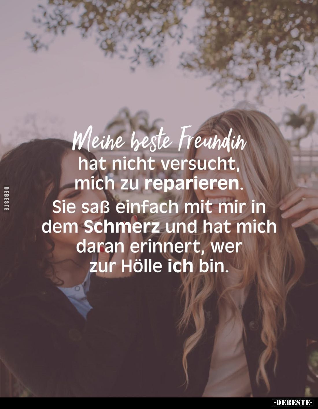 Meine beste Freundin hat nicht versucht, mich zu reparieren.
Sie saß einfach mit mir in dem Schmerz und hat mich daran erinn...