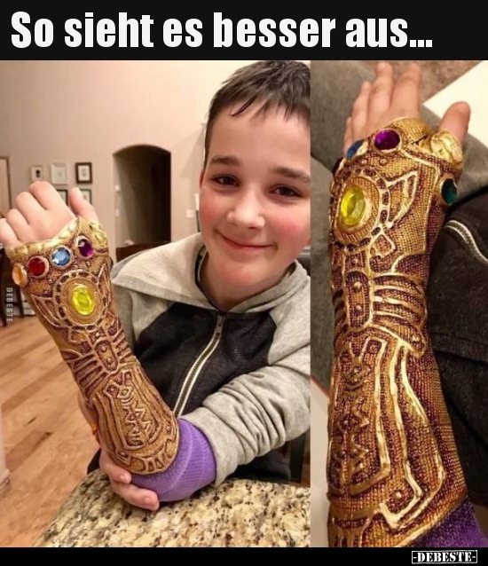 So sieht es besser aus...