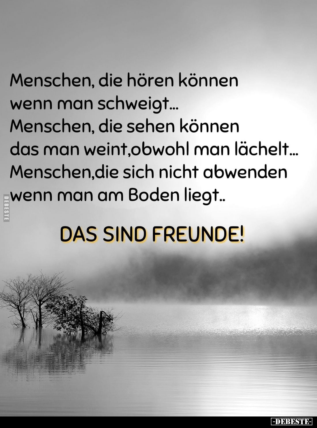 Menschen, die hören können wenn man schweigt...
Menschen, die sehen können das man weint, obwohl man lächelt...
Menschen, d...