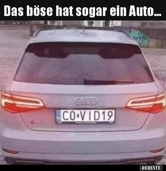 Das böse hat sogar ein Auto... - Lustige Bilder | DEBESTE.de
