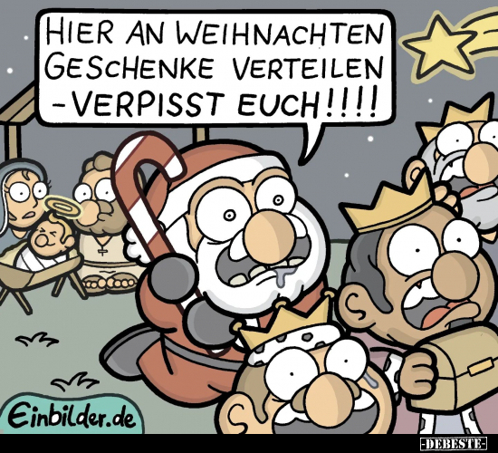 Hier an Weihnachten Geschenke verteilen.. - Lustige Bilder | DEBESTE.de