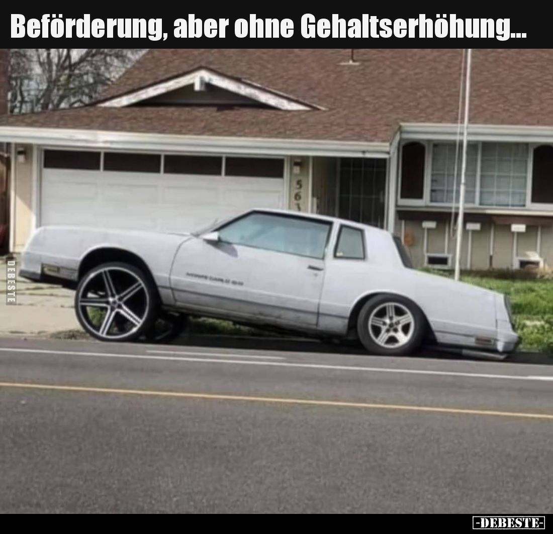 Beförderung, aber ohne Gehaltserhöhung...