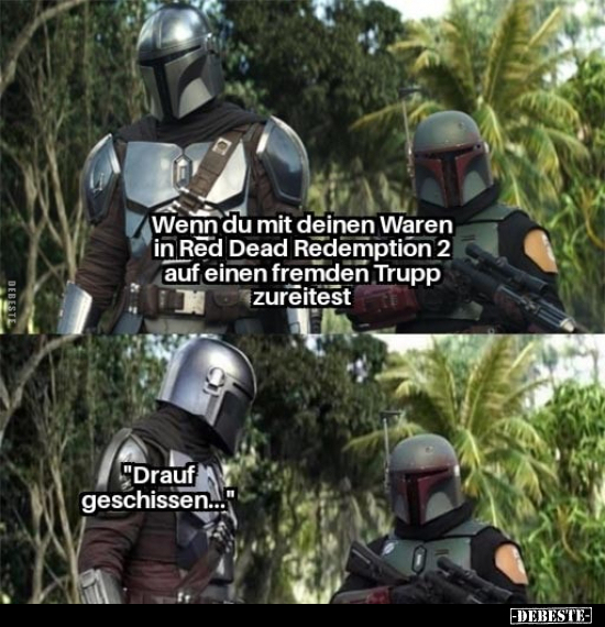 Wenn du mit deinen Waren in Red Dead Redemption 2 auf einen fremden Trupp zureitest