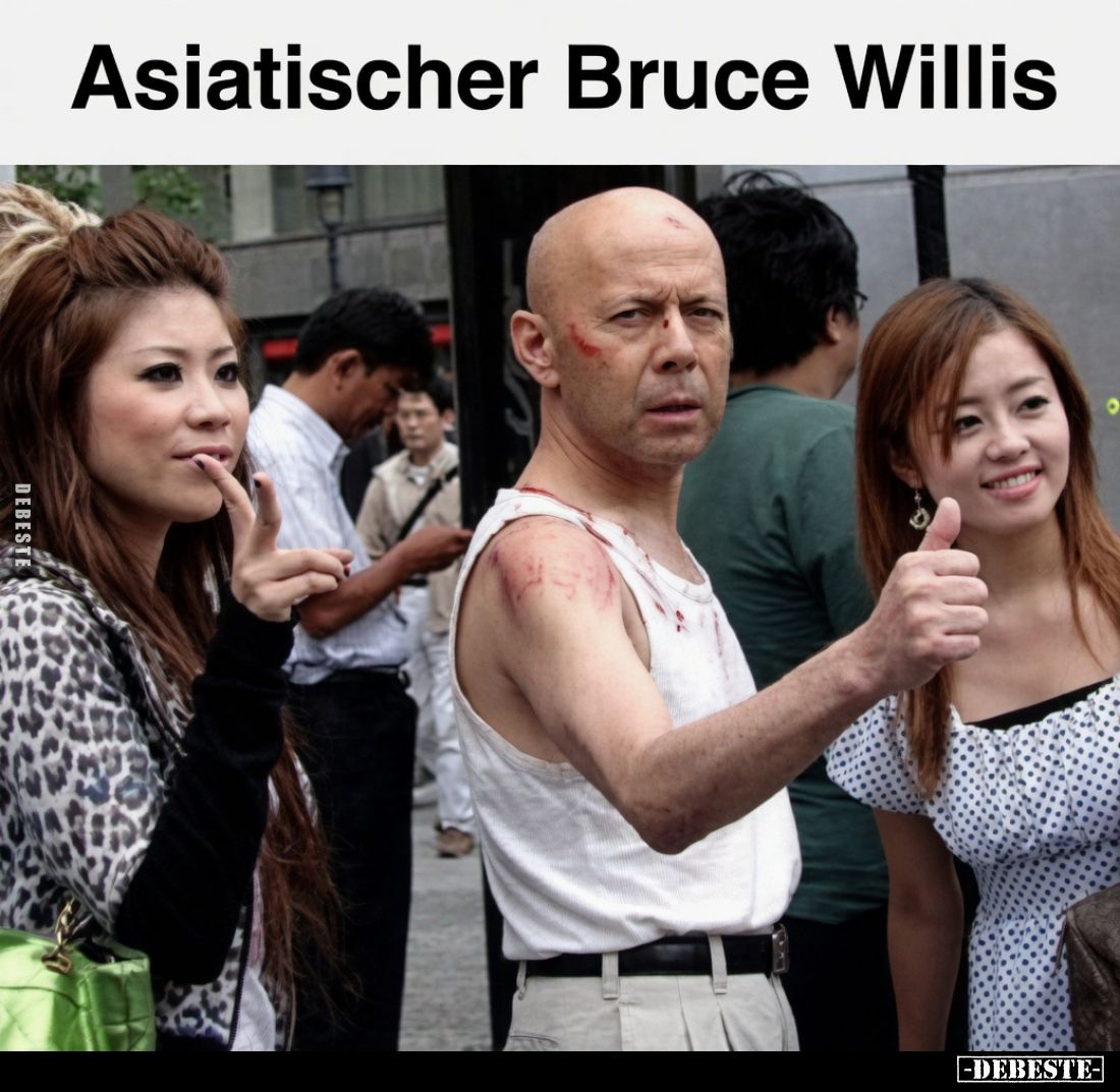 Asiatischer Bruce Willis