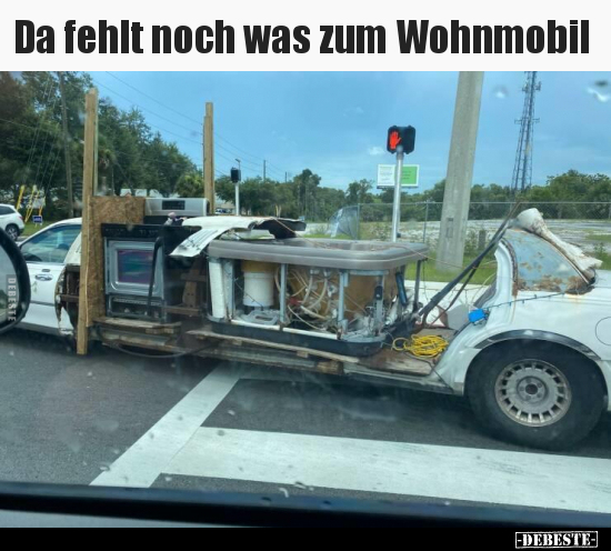 Da fehlt noch was zum Wohnmobil.. - Lustige Bilder | DEBESTE.de