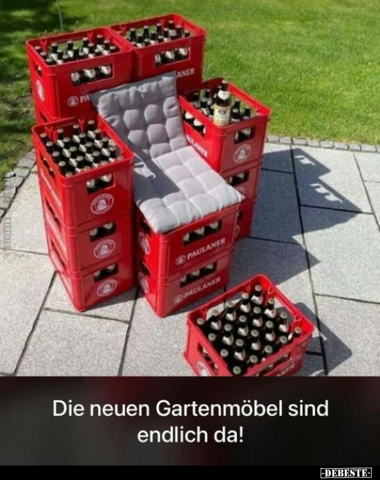 Die neuen Gartenmöbel sind endlich da!.. - Lustige Bilder | DEBESTE.de