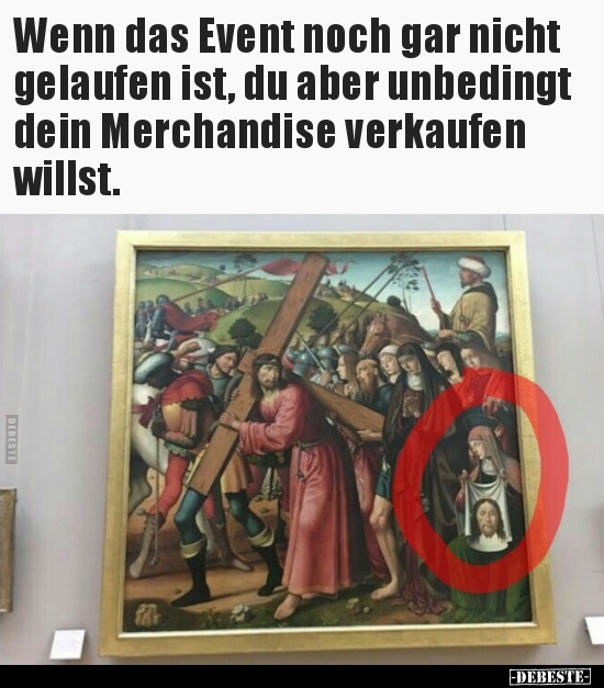 Wenn das Event noch gar nicht gelaufen ist, du aber..