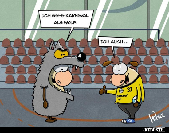 Ich gehe Karneval als Wolf.. - Lustige Bilder | DEBESTE.de