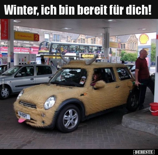 Winter, ich bin bereit für dich!.. - Lustige Bilder | DEBESTE.de