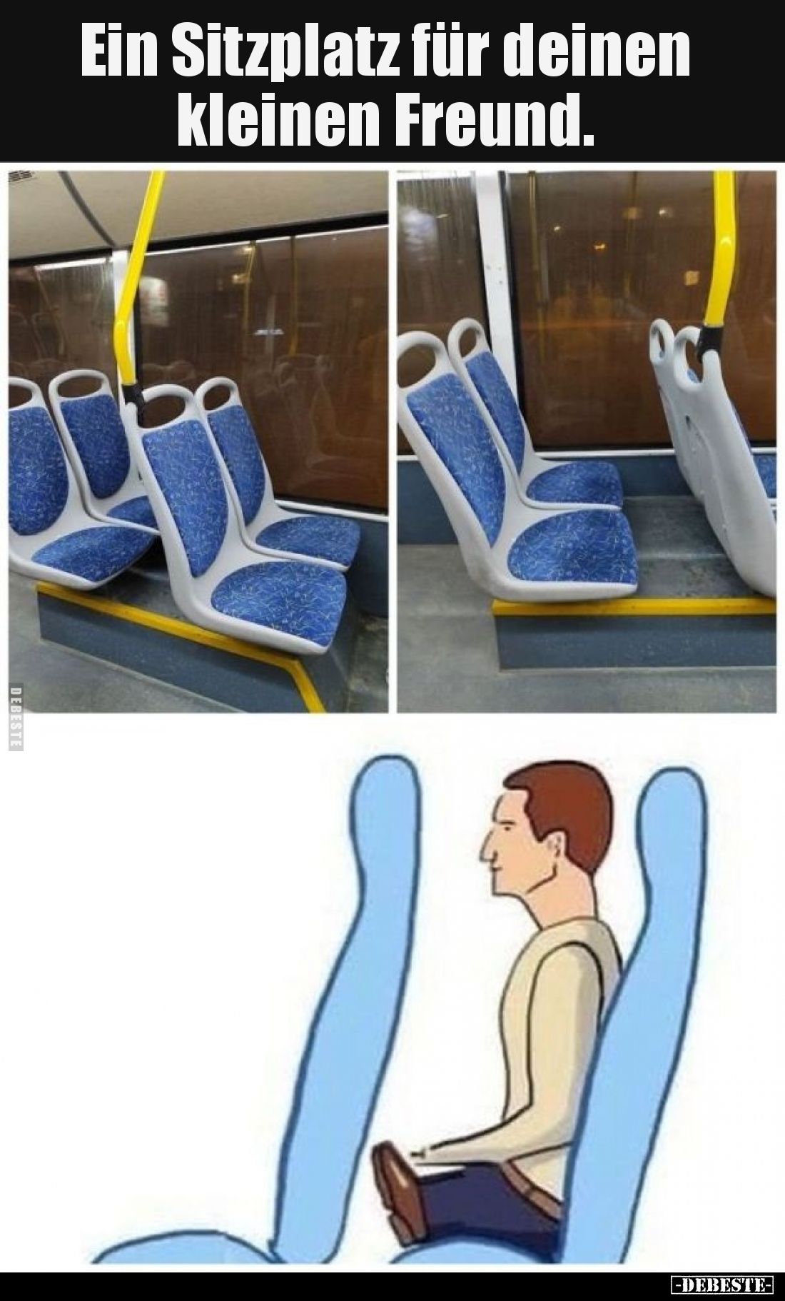 Ein Sitzplatz für deinen kleinen Freund.