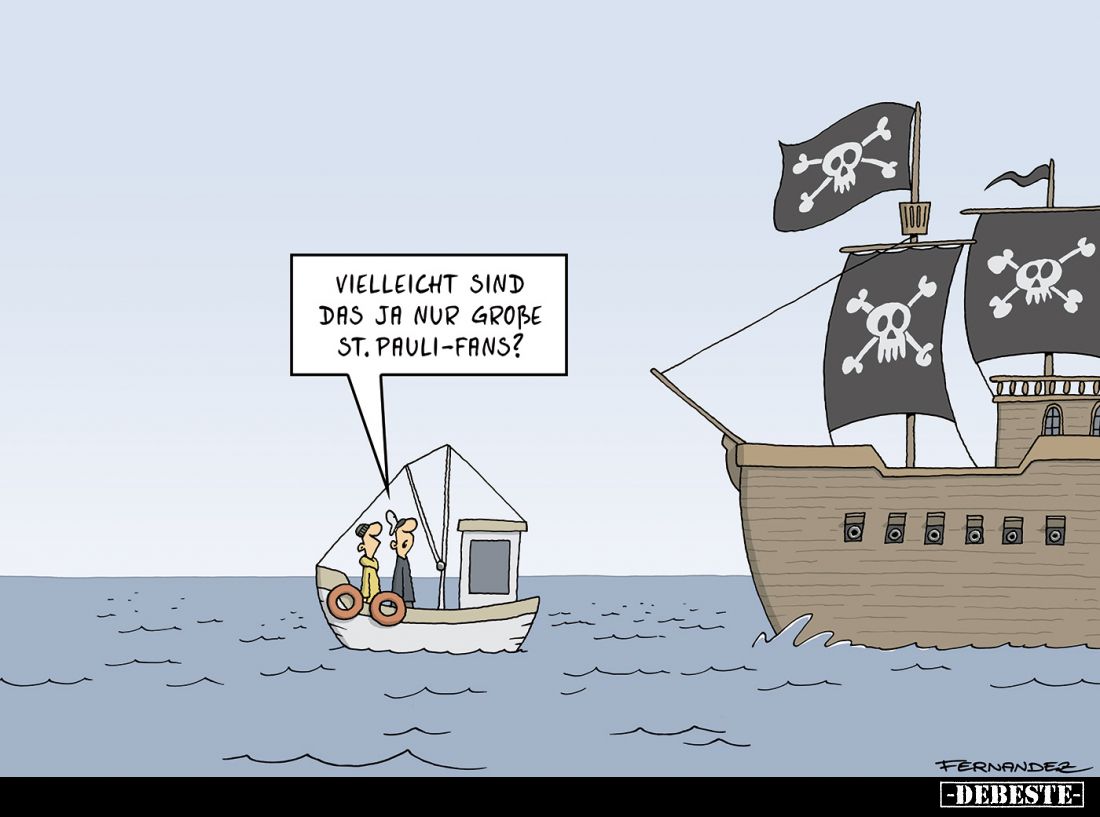 Vielleicht sind das ja nur große St. Pauli-Fans?