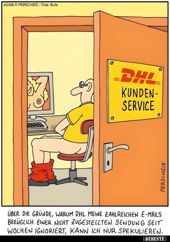 Über die Gründe, warum DHL meine zahlreichen E-Mails.. - Lustige Bilder | DEBESTE.de