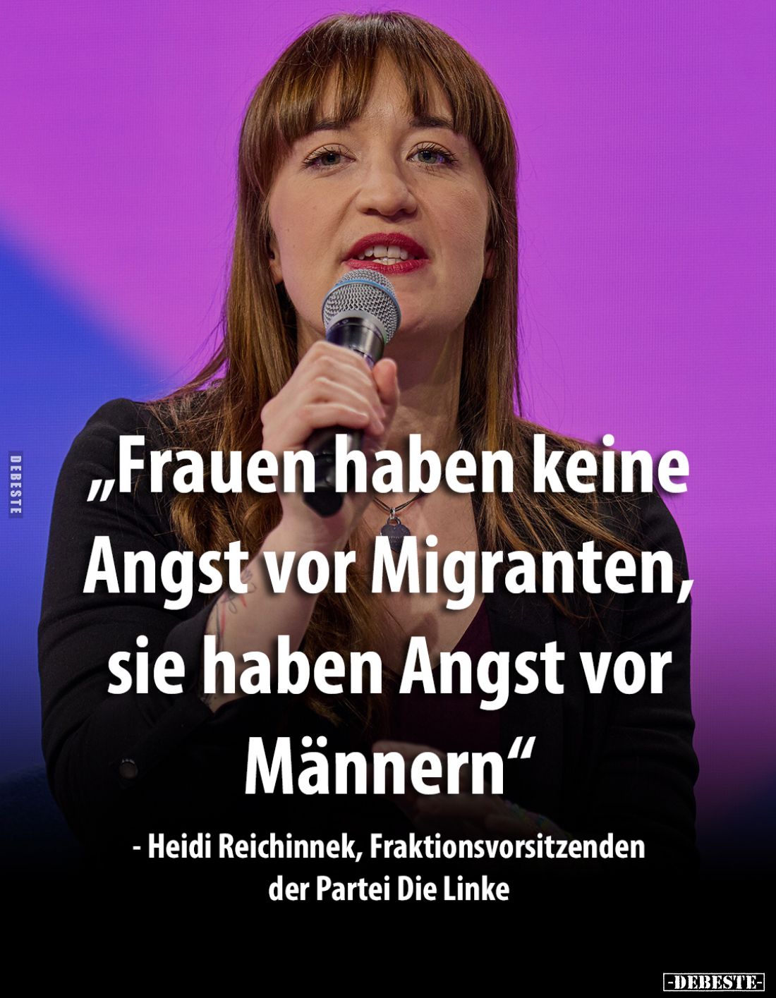 Frauen haben keine Angst vor Migranten, sie haben Angst vor Männern.