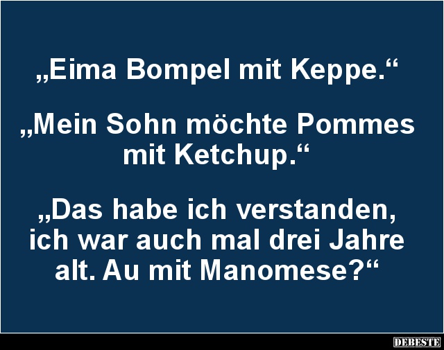 Eima Bompel mit Keppe.. - Lustige Bilder | DEBESTE.de