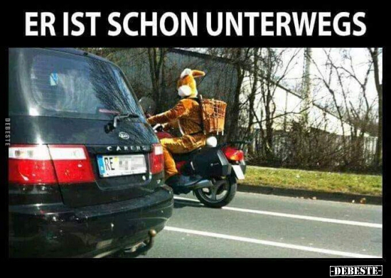 Er ist schon unterwegs.. - Lustige Bilder | DEBESTE.de