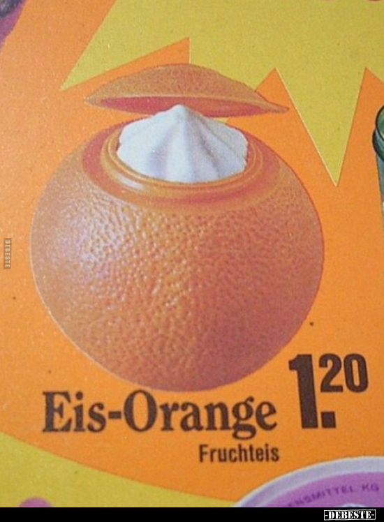 Eis-Orange... - Lustige Bilder | DEBESTE.de