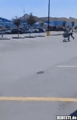 Bisschen zu viel Schwung..