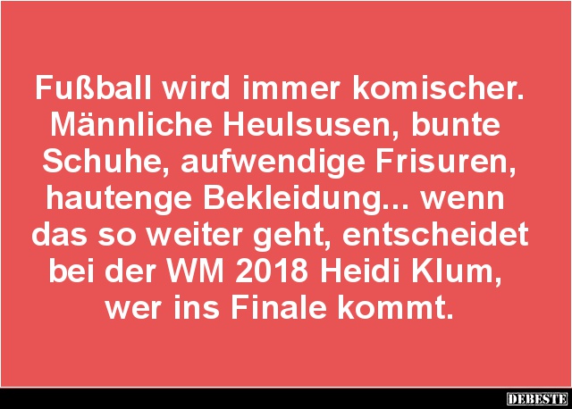 Fußball wird immer komischer.. - Lustige Bilder | DEBESTE.de