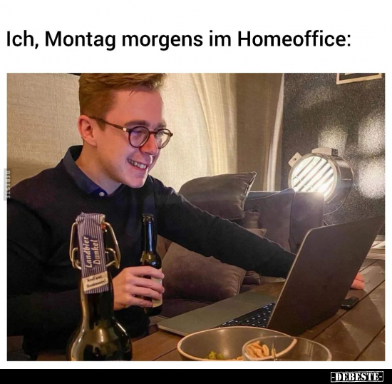 Ich, Montag morgens im Homeoffice.. - Lustige Bilder | DEBESTE.de